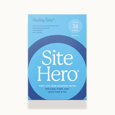 Site Hero Post-Site Skin Recovery Patches - Single use Patches for injections, Pumps, and CGMs - by Healthy Sites (Pack of 36)