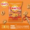 Mac's Barbeque Flavored Chicharrones Fried Pork Rinds, 8 Pack view 2