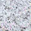 Crinkle Cut Paper Shred - 5.3 oz Gift Box Filler, Basket & Bag Decoration for Christmas, Wedding, Birthday, Bridesmaid, Engagement - Fluffy Packing Grass Cushion (Diamond White, 5.3 OZ) view 1