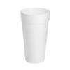 20 oz Foam Cups, 500 Count Case White Disposable Insulated Cups (3.7" Top Diameter) Bulk Supply for Hot Coffee & Cold Soda view 4