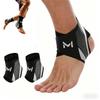 2-Pack Adjustable Ankle Brace, Lightweight & Breathable Ankle Support, Compression Unisex Ankles Stabilizer Straps & Ankle Support Sleeve, for Basketball, Fitness, Sports & Daily Training (Grey) view 1