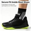 2-Pack Adjustable Ankle Brace, Lightweight & Breathable Ankle Support, Compression Unisex Ankles Stabilizer Straps & Ankle Support Sleeve, for Basketball, Fitness, Sports & Daily Training (Grey) view 3
