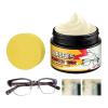 Eyeglass Scratch Remover, 30g Lens Cleaner with Sponge Applicator, Anti Fog Glass Repair Cream for Eyeglasses Phone Screen Watch Camera Car Windshield Cleaning Use view 3