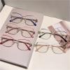 Blue Light Blocking Photochromic Glasses, Metal Polygon Frame, Anti Eyestrain Transition Lens Eyewear For Women(Pink gold) view 3