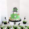 22 Pack Soccer Cake Topper Soccer Birthday Cake Decoration Sports Ball Player Cake Decorations for Men Boy Football Sport Theme Birthday Party Suppplies view 4