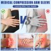 beister Lymphedema Arm Compression Sleeve for Women, 15-20 mmHg, Single view 4