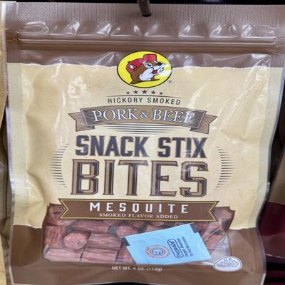 Buc-ee's Snack Stix Bites - Mesquite Smoked Flavor, 4 oz