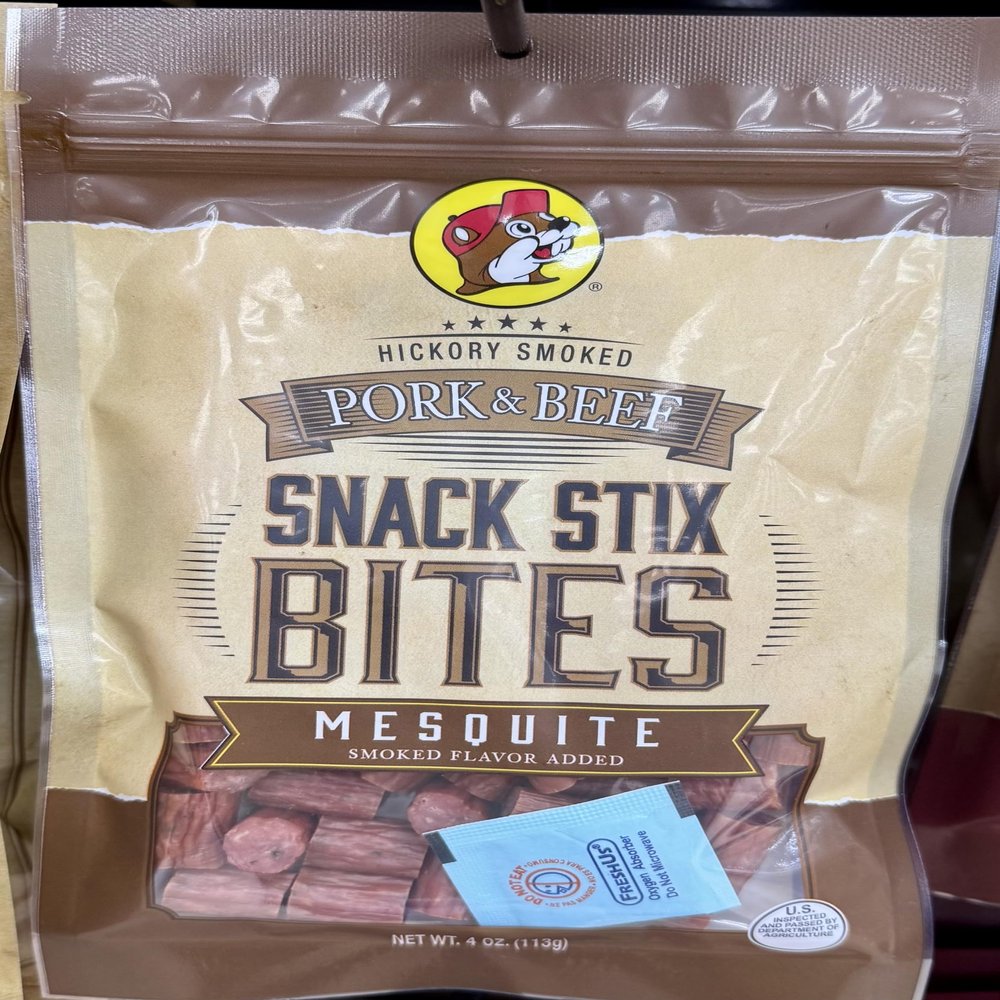 Buc-ee's Snack Stix Bites - Mesquite Smoked Flavor, 4 oz