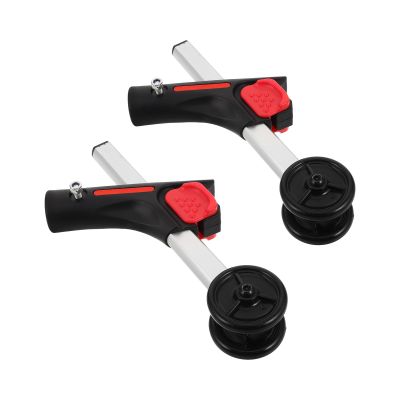 CIMAXIC 1 Pair Wheelchair Anti-Tip Wheel - Rear Stabilizer Wheels for 7/8'' Dia Tube Recliner Chairs - Mobility Scooter Anti Roll Back Accessory for Senior Users