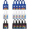 Fun Express 6" x 6" Mini Peanuts Snoopy & Woodstock Graduation Nonwoven Tote Bags 12 Pc. view 1