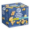Cheese & Cracker Snack Packs, 12 Count (1.5 oz Each) Protein Snack Packs with Mini Butter Crackers, Pepper Jack & Colby Jack Cheese, Mini Crackers with Monterey Jack & Mild Cheddar, 2 Variety Pack, Individually Wrapped, No Artificial Flavors view 1