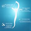 Professional Clean Floss Picks, Extra Strong Shred-Resistant Floss, Easy Grip Handle, Dental Flossers for Adults, 100 Count (100) view 2