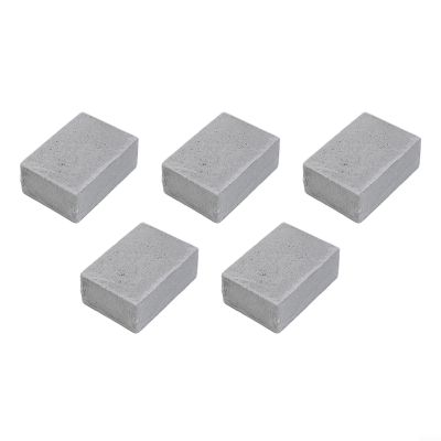 Shophubio 5 Pack Grill Cleaning Stones For BBQ Griddle Scraper, Natural Pumice Barbecue Brick Cleaner Blocks, Safe Non-Scratch Outdoor Cooking Tool For Grease And Removal