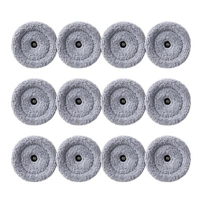 12 Pack Edge Mop Cloths, Compatible For Roborock S8 MaxV Ultra / S8 Max Ultra / S8 Max(V) Ultra with R&D, Robot Vacuum Cleaner Parts, Mop Pad Replacement Accessories