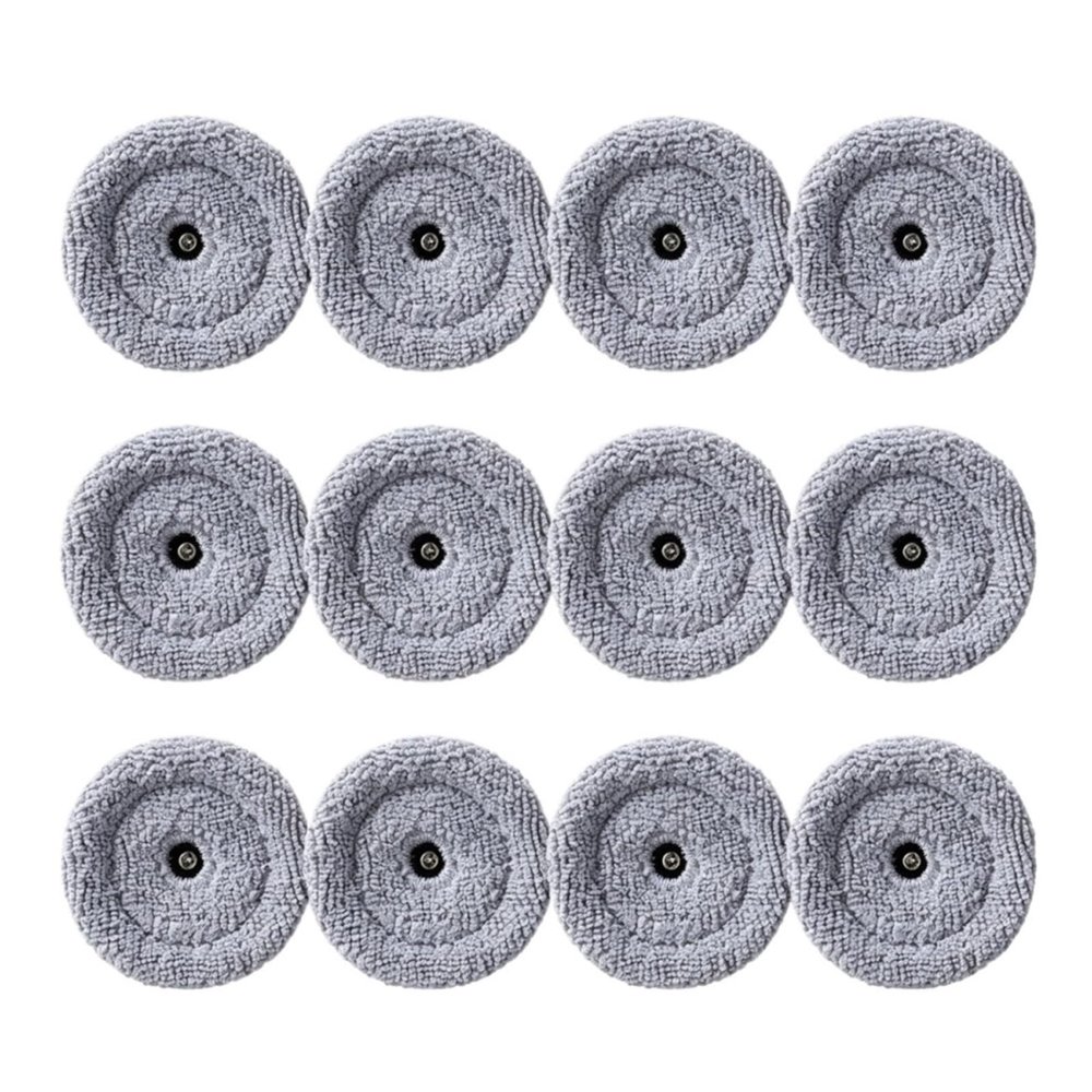 12 Pack Edge Mop Cloths, Compatible For Roborock S8 MaxV Ultra / S8 Max Ultra / S8 Max(V) Ultra with R&D, Robot Vacuum Cleaner Parts, Mop Pad Replacement Accessories
