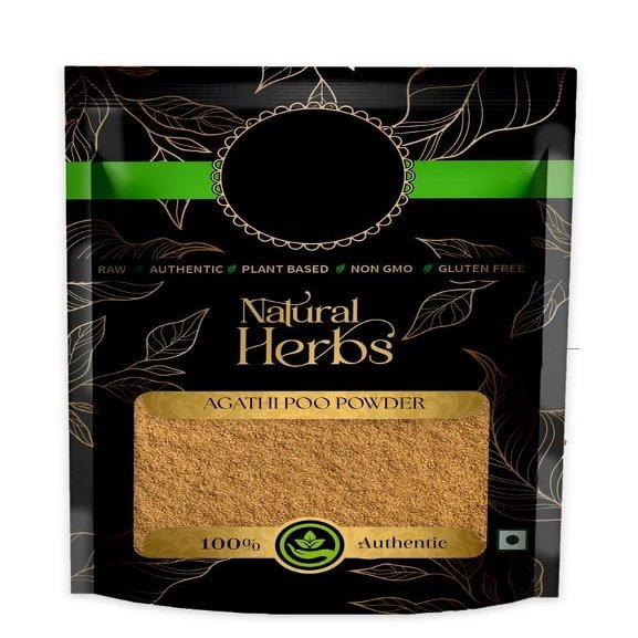 Agathi Poo Siddha Powder - 3.5 Oz - Pure & Natural