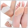 FIXOSHEE Silicone Forefoot Anti-wear Pads 6 Pairs Set, Skid-Resistance Half Foot Cushions for High Heels, Soft Honeycomb Shoe Inserts for Blister Prevention and Foot Relief Random Color view 3