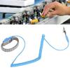 Naroote Anti Static Wrist Strap, Stainless Steel Wear Adjustable Wristband with Flexible Coiled Cord, for Electronic Maintenance Factory Dust Workshop view 4
