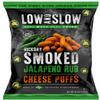 Low N Slow Hickory Smoked Rub Cheese Puffs, Small Batch, Covered with Secret Rub, 8.5 oz (Smoked Jalapeno) view 1