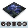 A Dreamy Deep Blue Scale for Body Weight Automatic On Or Off Digital Scale 4-Sensor Bathroom BMI Scales Bright LED Display and Clear Numbers Scales for Pet Bedroom view 3