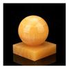 Crystal Ball Cracked Topaz Crystal Ball with Base Office Auspicious Ball Feng Shui Ball Stone Carving Gift Ornaments Crystal Ball(8CM) view 4