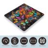 Art Graffiti Butterflies Print Scale for Body Weight Automatic On Or Off Digital Scale 4-Sensor Bathroom BMI Scales Bright LED Display and Clear Numbers Scales for Pet Bedroom view 3