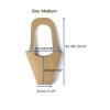 Nikeg Kraft Paper Flower Gift Bags 20Pcs Bouquets Bags Small Paper Gift With Handle Flowers Wrapping Home Decoration (Size: Medium) view 4
