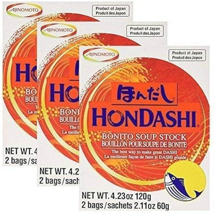AJ Hondashi Bonito Soup Stock 4.23 Oz (Pack of 3)