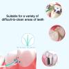 Maoerdental 300 Pieces Dual-Use Interdental Brushes Soft Silicone, Disposable Dental Picks,Premium Dental Floss Picks for Effective Teeth Cleaning(300pcs Purple) view 3