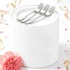 Sylans 240PCS Silver Dessert Plates and Forks for 120 Guests view 1