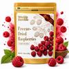 WildSap Emeralds Freeze-Dried Whole Raspberries - 1.38 oz (39g), 100% Natural Unsweetened Crunchy Red Berry Snacks for Yogurt Bowls, Smoothies, Oatmeal & Baking view 1