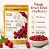WildSap Emeralds Freeze-Dried Whole Raspberries - 1.38 oz (39g), 100% Natural Unsweetened Crunchy Red Berry Snacks for Yogurt Bowls, Smoothies, Oatmeal & Baking view 2