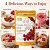 WildSap Emeralds Freeze-Dried Whole Raspberries - 1.38 oz (39g), 100% Natural Unsweetened Crunchy Red Berry Snacks for Yogurt Bowls, Smoothies, Oatmeal & Baking view 4