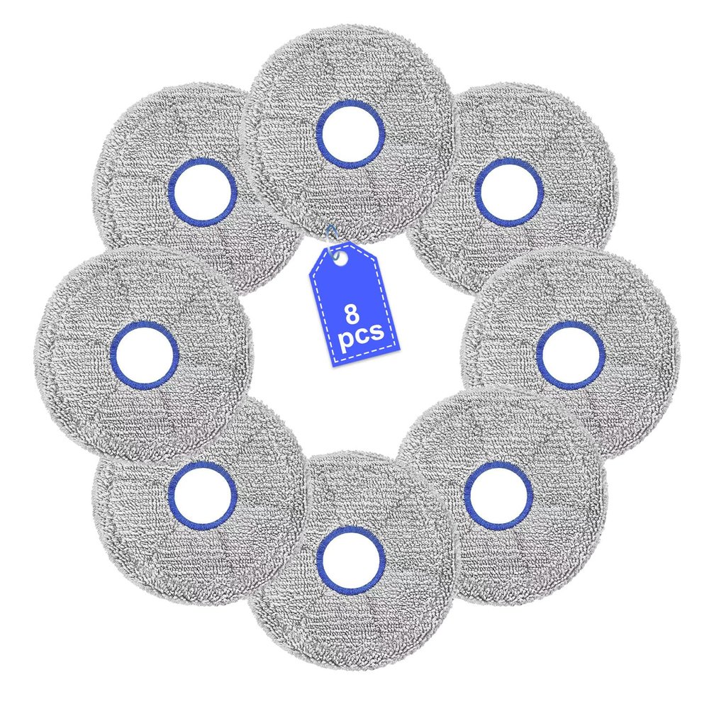 Replacement for Dreame X60 Ultra/ X60 Max Ultra Complete Vacuum Cleaner, X60 Ultra Accessories 8 Pcs Mop Pads