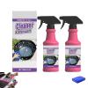 Powerful Remove it all Cleaner and Degreaser Smoky Stains, Heavy Duty Grill Grease Destroyer Spray, 120ml/4 Oz BBq Grill & Frying Pan Cleaner, Fast-Acting Remover Spray for Outdoor, Kitchen Oven (2)