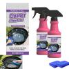 KFZHIYI Multi Functional Grease Remover for Outdoor Grill Fast Acting Heavy Duty Grill Cleaning Spray for Kitchen (2 PCS) view 1