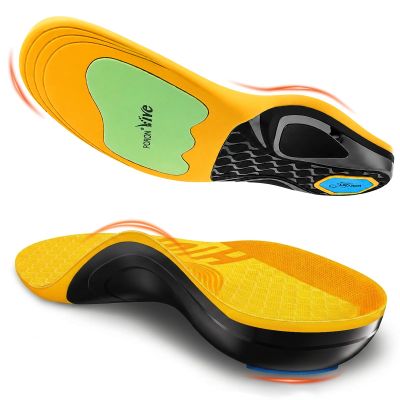 Work Boot Orthotic Insoles for Standing All Day, 240+ lbs High Arch Support