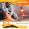 Work Boot Orthotic Insoles for Standing All Day, 240+ lbs High Arch Support view 4