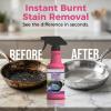Cleaner and Degreaser Smoky Stains, 120ml BBQ Grill Cleaner, Grill Cleaning Spray for Kitchen, Multi Functional Grease Remover, All Purpose Oven Degreaser Clean for Grates and Smoker (4pcs) view 3