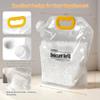 2 Pcs Moisture Absorbers Refill Beads, Calcium Chloride Desiccant, 105.8 oz view 4