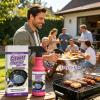 FLCRSN Grill Degreaser Cleaner Heavy Duty, Fast Acting Heavy Duty Grill Degreaser Spray, All Purpose Heavy Duty Cleaner for Burnt Food & Grease, For Kitchen Grates and Racks, Electric Smokers view 2