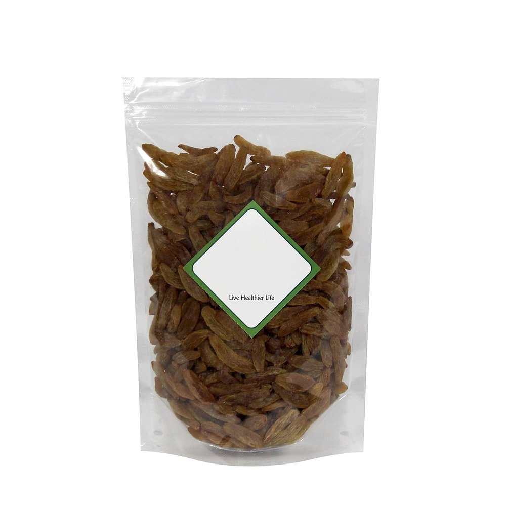 JB Organic Afghani Green Raisins Seedless | Afghan Golden Kishmish | Long Dry Grapes, 900g
