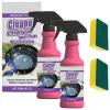 Fast-Acting Heavy-Duty Grill Degreaser Spray, Cleaner and Degreaser Smoky Stains for Grates and Smoker, Spray Cleaner for Grills, BBQ Drill Cleaner Spray for Outdoor Cooking Equipment (2pcs) view 1