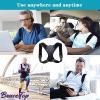 YMGSCC Invisible Shoulder Strap Posture Correction Belt Adjustable Back Straight view 2