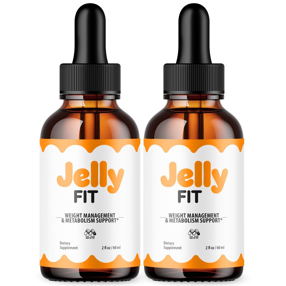 (2 Pack) Jelly Fit Drops, Official JellyFit Drops with All Natural Ingredients, Advanced Jelly Fit Health & Wellness Supplement, JellyFit Maximum Strength Active Lifestyle Multivitamin (60 Servings)