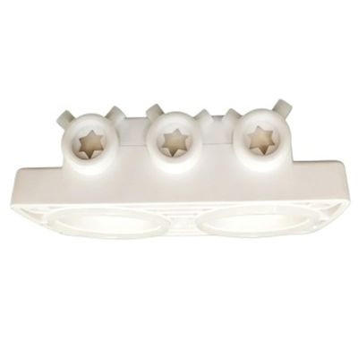 Compatible for BQL825 Soft Serve Ice Cream Machines, White Valve Block Face Plate Kit, Handles, Piston and Valve Rods Accessories