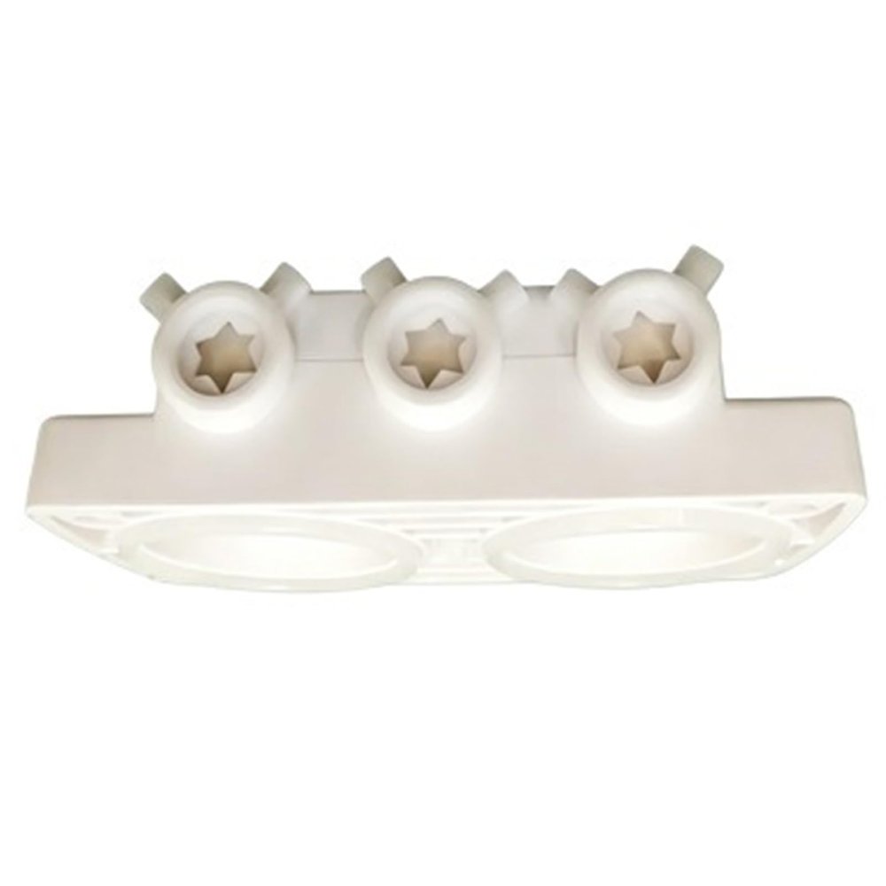 Compatible for BQL825 Soft Serve Ice Cream Machines, White Valve Block Face Plate Kit, Handles, Piston and Valve Rods Accessories