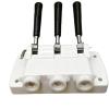 Compatible for BQL825 Soft Serve Ice Cream Machines, White Valve Block Face Plate Kit, Handles, Piston and Valve Rods Accessories view 4