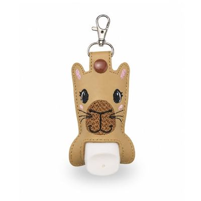 Capybara Face Inhaler Holder Key Fob