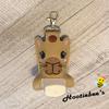 Capybara Face Inhaler Holder Key Fob view 3
